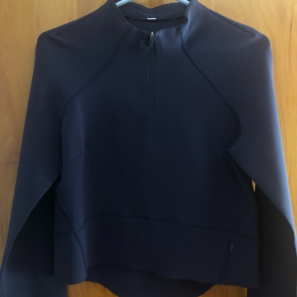 Lululemon 1/4 zip | navy blue | sz. 6